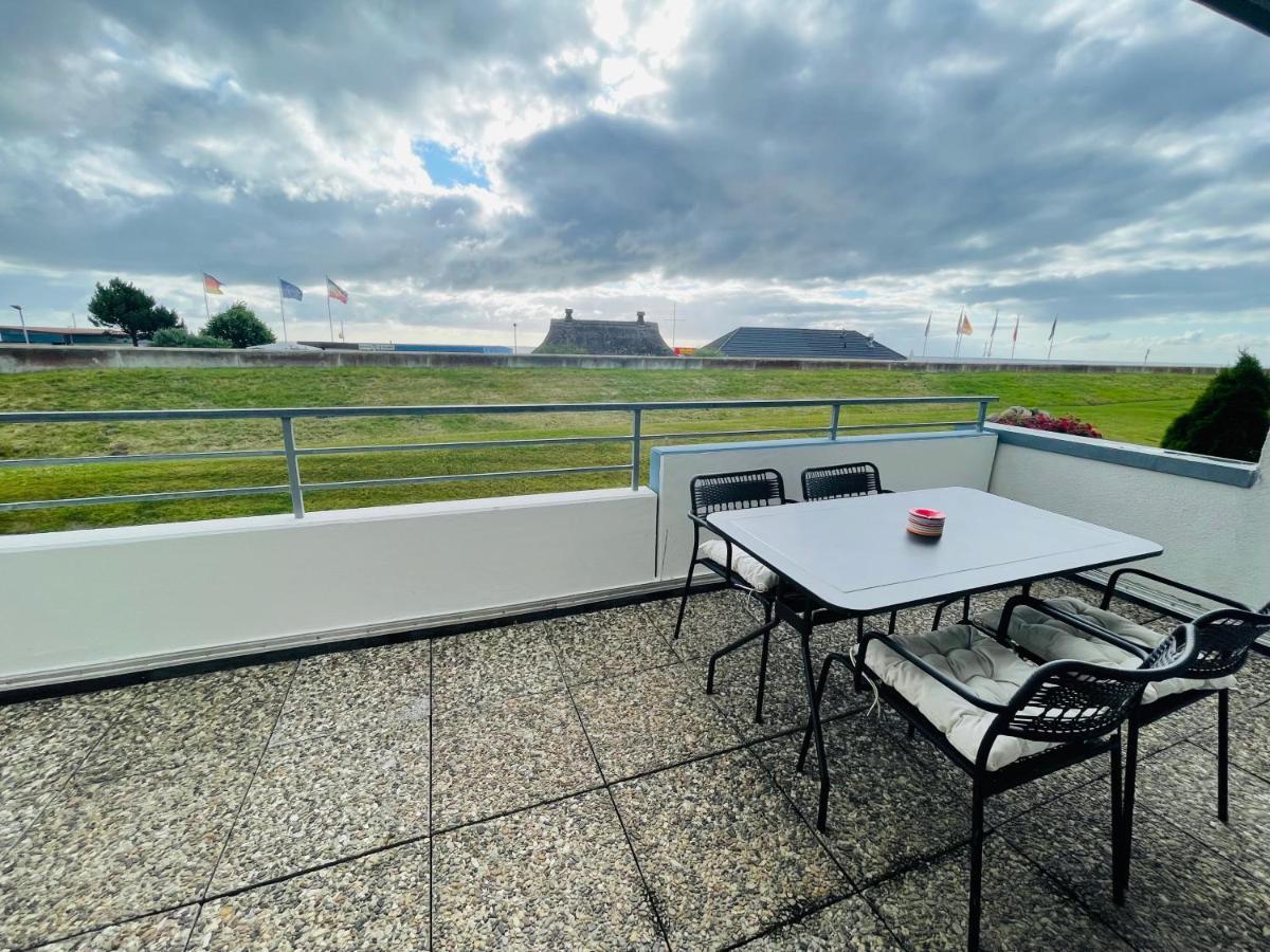 Apartment Waterkant Am Deich Mit Pool Fuer 2-4 Personen Dahme  Bagian luar foto